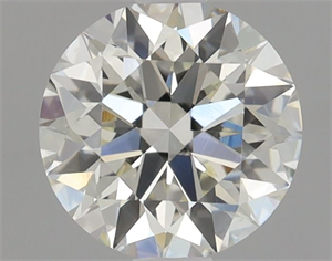 Picture of Natural Diamond 0.80 Carats, Round with Excellent Cut, J Color, VS2 Clarity and Certified by GIA