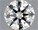 Natural Diamond 0.52 Carats, Round with Excellent Cut, G Color, SI1 Clarity and Certified by GIA