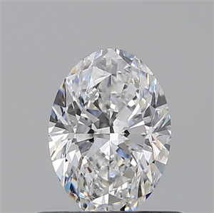Foto Diamante Natural 0.60 quilates, Ovalado , Color D, claridad SI1 y certificado GIA de