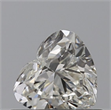 Natural Diamond 0.51 Carats, Heart with  Cut, G Color, VVS2 Clarity and Certified by IGI
