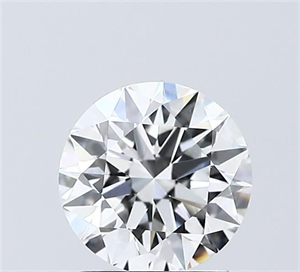 Picture of Lab Grown Diamond 1.50 Carats, Round with Ideal Cut, E Color, VVS2 Clarity and Certified by IGI