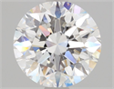Lab Grown Diamond 1.53 Carats, Round with Ideal Cut, D Color, VS1 Clarity and Certified by IGI