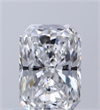 Diamante Natural 0.50 quilates, Radiante , Color E, claridad VVS1 y certificado GIA
