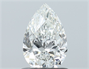 Natural Diamond 0.74 Carats, Pear with  Cut, G Color, SI1 Clarity and Certified by GIA