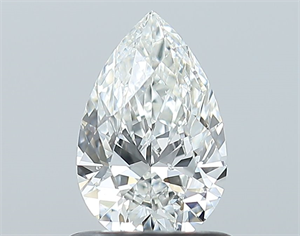 Picture of Natural Diamond 0.74 Carats, Pear with  Cut, G Color, SI1 Clarity and Certified by GIA