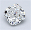 Diamante Natural 1.75 quilates, Del cojín , Color G, claridad VS1 y certificado GIA