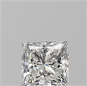 Diamante Natural 0.60 quilates, Princesa , Color G, claridad VVS2 y certificado GIA