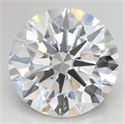 Lab Grown Diamond 3.49 Carats, Round with Ideal Cut, D Color, VVS1 Clarity and Certified by IGI