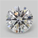 Lab Grown Diamond 1.06 Carats, Round with Ideal Cut, E Color, VVS2 Clarity and Certified by IGI