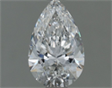 Diamante Natural 0.53 quilates, De pera , Color F, claridad VS2 y certificado GIA