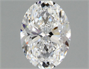 Natural Diamond 0.78 Carats, Oval with  Cut, D Color, VS2 Clarity and Certified by GIA