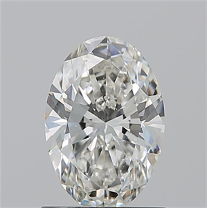 Foto Diamante Natural 1.01 quilates, Ovalado , Color I, claridad SI1 y certificado GIA de