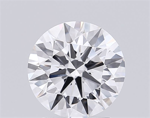 Picture of Lab Grown Diamond 2.05 Carats, Round with Ideal Cut, E Color, VS1 Clarity and Certified by IGI