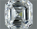 Natural Diamond 1.02 Carats, Asscher with  Cut, G Color, VVS2 Clarity and Certified by IGI