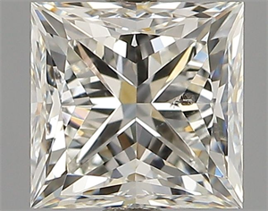 Picture of Natural Diamond 1.01 Carats, Princess with  Cut, I Color, SI2 Clarity and Certified by GIA
