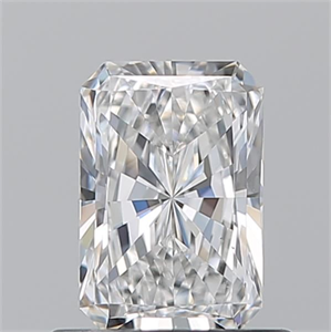 Picture of Natural Diamond 0.70 Carats, Radiant with  Cut, E Color, VS2 Clarity and Certified by GIA