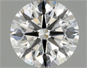 Natural Diamond 0.82 Carats, Round with Excellent Cut, H Color, VVS2 Clarity and Certified by GIA