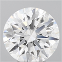 Lab Grown Diamond 3.58 Carats, Round with Ideal Cut, E Color, VS1 Clarity and Certified by IGI