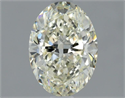 Natural Diamond 1.03 Carats, Oval with  Cut, L Color, SI1 Clarity and Certified by GIA