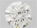 Natural Diamond 0.70 Carats, Round with Very Good Cut, H Color, VS2 Clarity and Certified by GIA