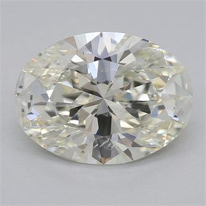 Picture of Natural Diamond 3.01 Carats, Oval with  Cut, J Color, SI1 Clarity and Certified by GIA