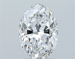 Picture of Natural Diamond 1.50 Carats, Oval with  Cut, E Color, SI1 Clarity and Certified by GIA