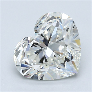 Picture of Natural Diamond 4.02 Carats, Heart with  Cut, I Color, VS1 Clarity and Certified by GIA