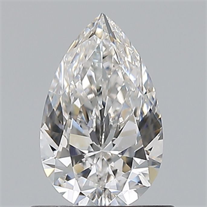 Foto Diamante Natural 0.70 quilates, De pera , Color F, claridad VVS2 y certificado GIA de