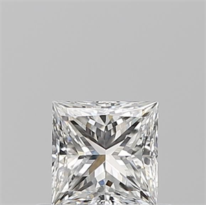 Picture of Natural Diamond 0.50 Carats, Princess with  Cut, F Color, VS1 Clarity and Certified by GIA