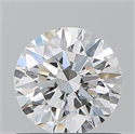 Natural Diamond 0.80 Carats, Round with Excellent Cut, F Color, IF Clarity and Certified by GIA
