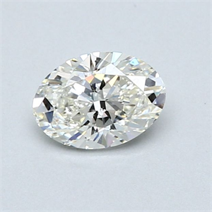 Picture of Natural Diamond 0.60 Carats, Oval with  Cut, J Color, SI1 Clarity and Certified by GIA