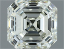 Natural Diamond 1.08 Carats, Asscher with  Cut, K Color, VVS2 Clarity and Certified by IGI