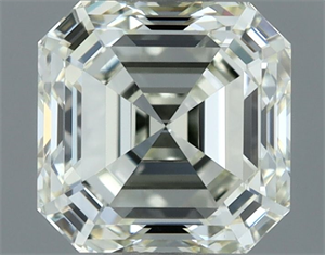 Picture of Natural Diamond 1.08 Carats, Asscher with  Cut, K Color, VVS2 Clarity and Certified by IGI