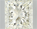Diamante Natural 4.01 quilates, Princesa , Color K, claridad VVS2 y certificado IGI