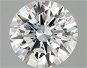 Lab Grown Diamond 2.56 Carats, Round with Ideal Cut, D Color, VVS2 Clarity and Certified by IGI