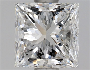 Foto Diamante Natural 0.90 quilates, Princesa , Color G, claridad VS2 y certificado GIA de