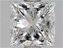 Natural Diamond 0.90 Carats, Princess with  Cut, G Color, VS2 Clarity and Certified by GIA