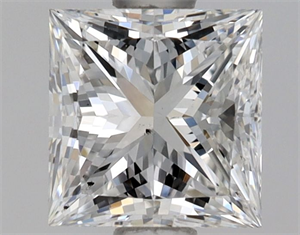 Picture of Natural Diamond 0.90 Carats, Princess with  Cut, G Color, VS2 Clarity and Certified by GIA