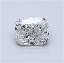 Natural Diamond 1.01 Carats, Cushion with  Cut, G Color, SI1 Clarity and Certified by GIA