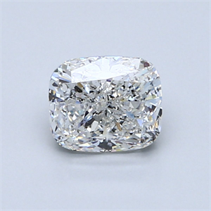 Picture of Natural Diamond 1.01 Carats, Cushion with  Cut, G Color, SI1 Clarity and Certified by GIA