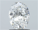 Natural Diamond 1.01 Carats, Oval with  Cut, F Color, VS2 Clarity and Certified by GIA