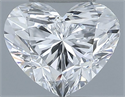 Natural Diamond 0.50 Carats, Heart with  Cut, D Color, SI1 Clarity and Certified by GIA