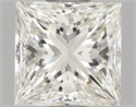 Natural Diamond 1.00 Carats, Princess with  Cut, I Color, VVS1 Clarity and Certified by IGI