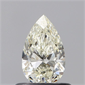 Diamante Natural 0.51 quilates, De pera , Color K, claridad VS1 y certificado GIA
