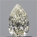 Natural Diamond 0.50 Carats, Pear with  Cut, K Color, VS2 Clarity and Certified by GIA