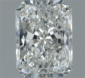 Picture of Natural Diamond 1.30 Carats, Radiant with  Cut, G Color, I1 Clarity and Certified by GIA