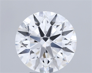 Picture of Lab Grown Diamond 5.02 Carats, Round with Ideal Cut, E Color, VVS1 Clarity and Certified by IGI