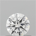 Natural Diamond 0.42 Carats, Round with Excellent Cut, D Color, SI1 Clarity and Certified by IGI