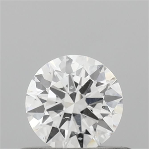 Picture of Natural Diamond 0.42 Carats, Round with Excellent Cut, D Color, SI1 Clarity and Certified by IGI