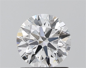 Picture of Lab Grown Diamond 1.11 Carats, Round with Ideal Cut, D Color, VVS2 Clarity and Certified by IGI